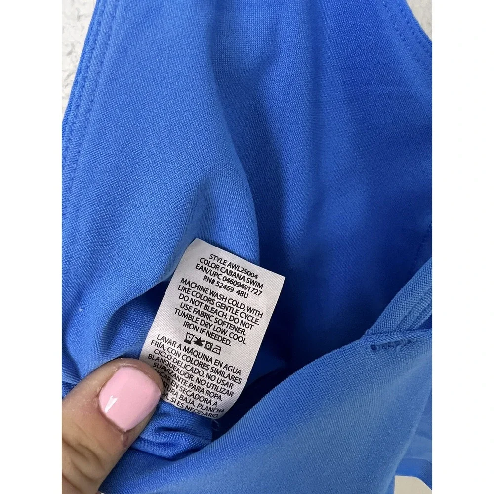 Women's‎ Athletic Works Body Up Sports Bra Pull On Size M NWT Color Cabana Swim